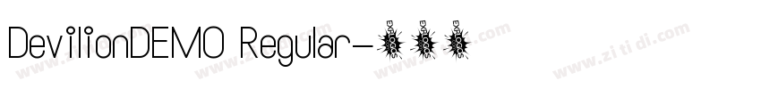 DevilionDEMO Regular字体转换